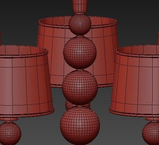 Maxim Rondo Single Tier Chandelier 3D model_7