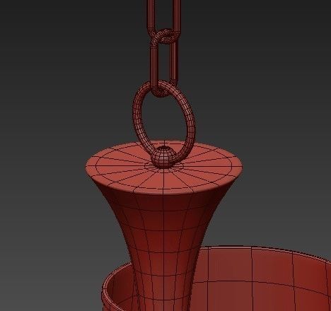 Maxim Rondo Single Tier Chandelier 3D model_6