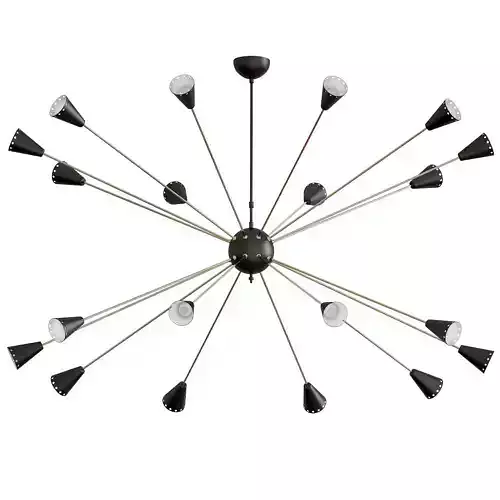 Stilnovo Ankargrand LBC076BLK Chandelier