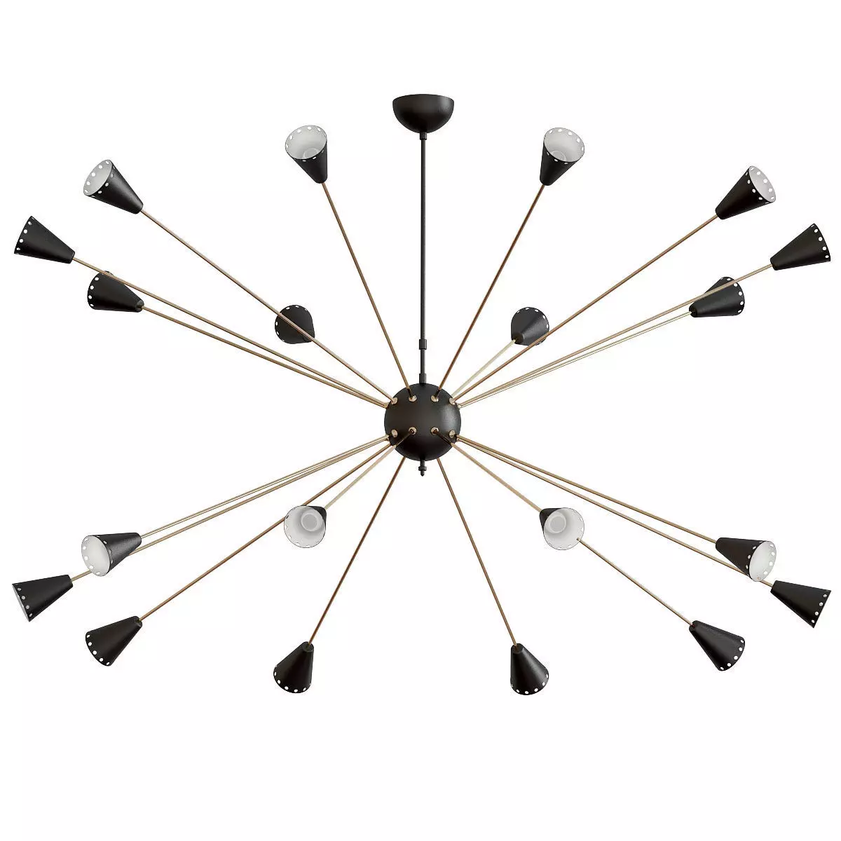 Stilnovo Ankargrand LBC076BLK Chandelier 3D model_0