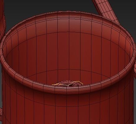 Cerchi light chandelier in chrome with shades 3D model_3