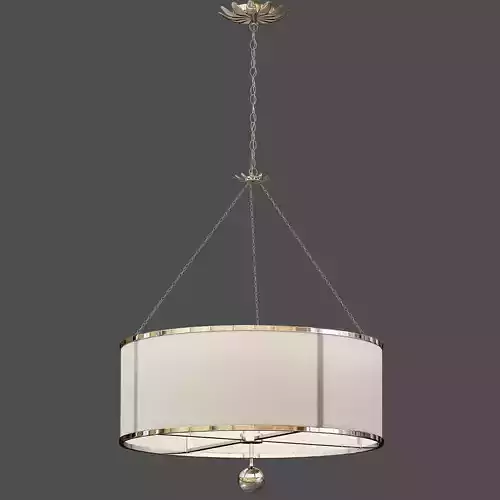 Broche 8 light Antique Gold Chandelier Antique Gold