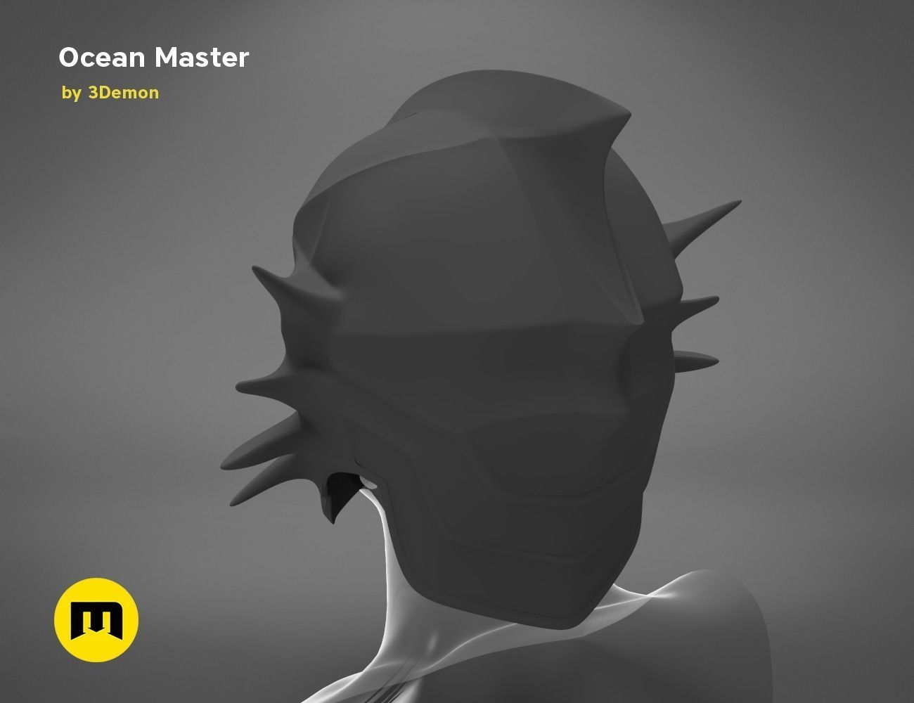 Ocean Master King Orm Helmet 3D print model_19
