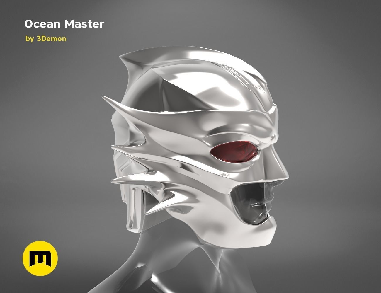 Ocean Master King Orm Helmet 3D print model_20