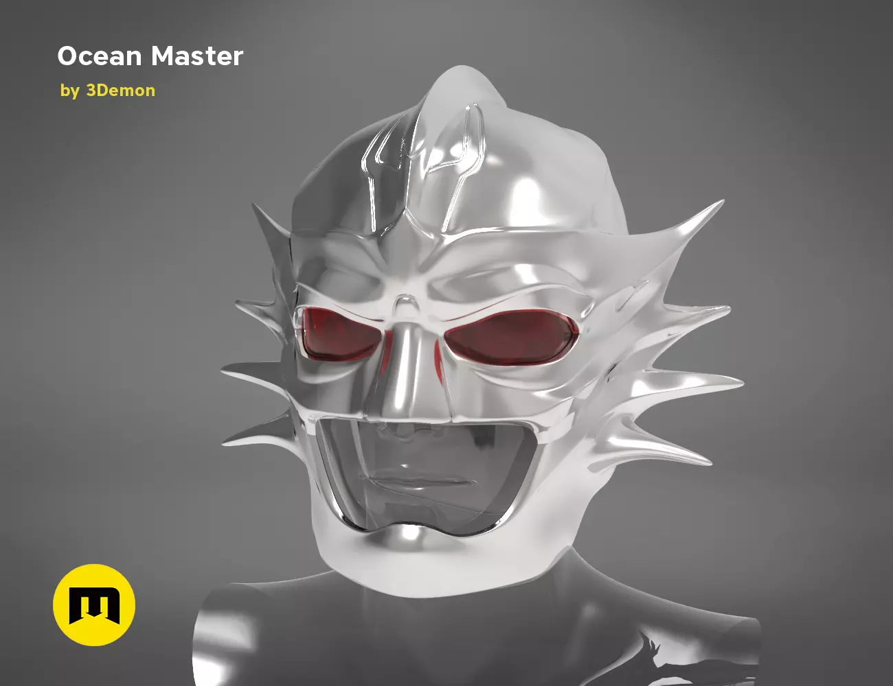 Ocean Master King Orm Helmet 3D print model_0