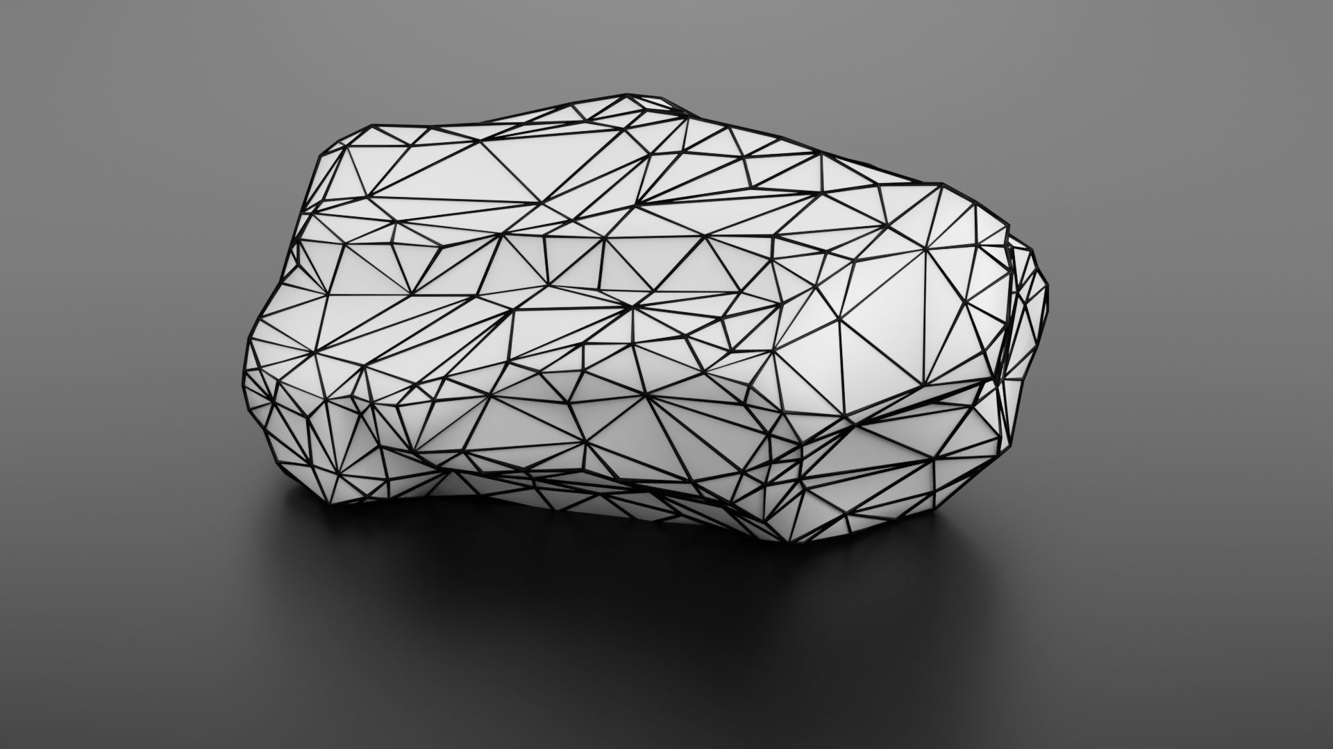 Rock formation 8 Low-poly 3D model_30