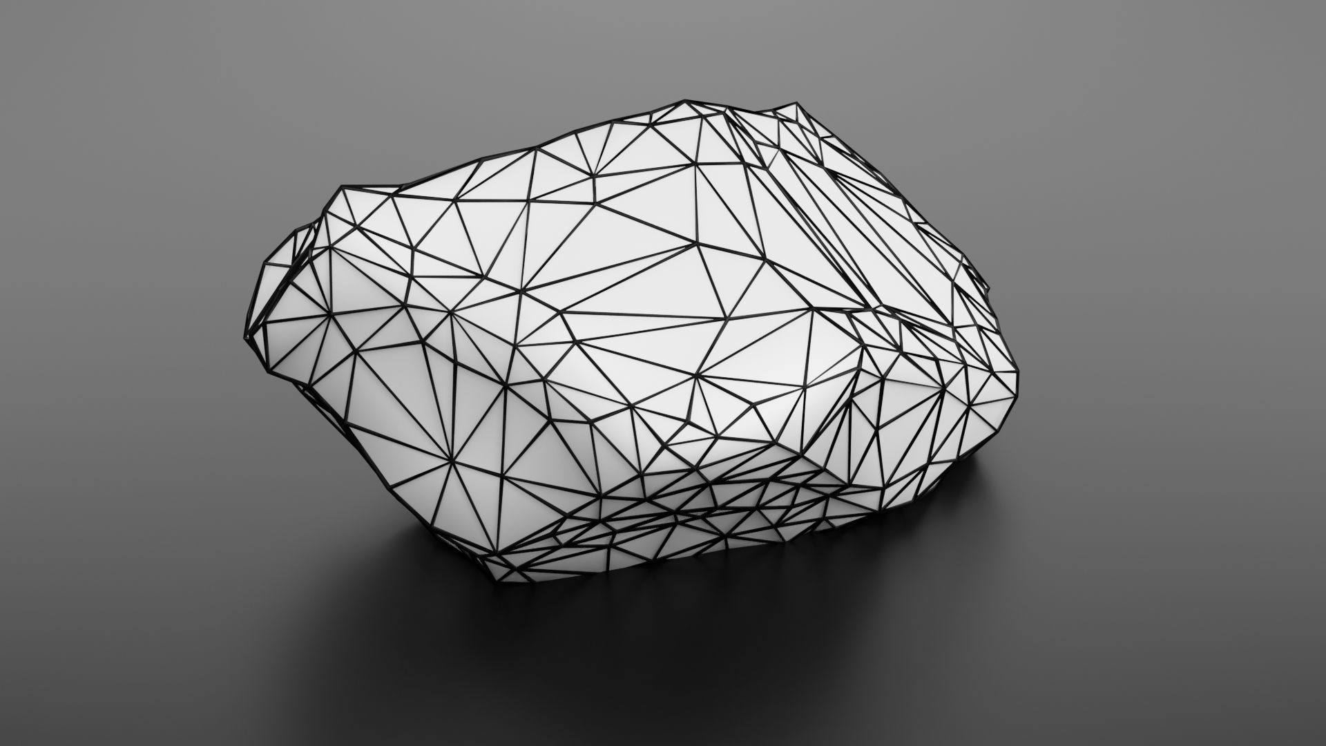 Rock formation 8 Low-poly 3D model_25