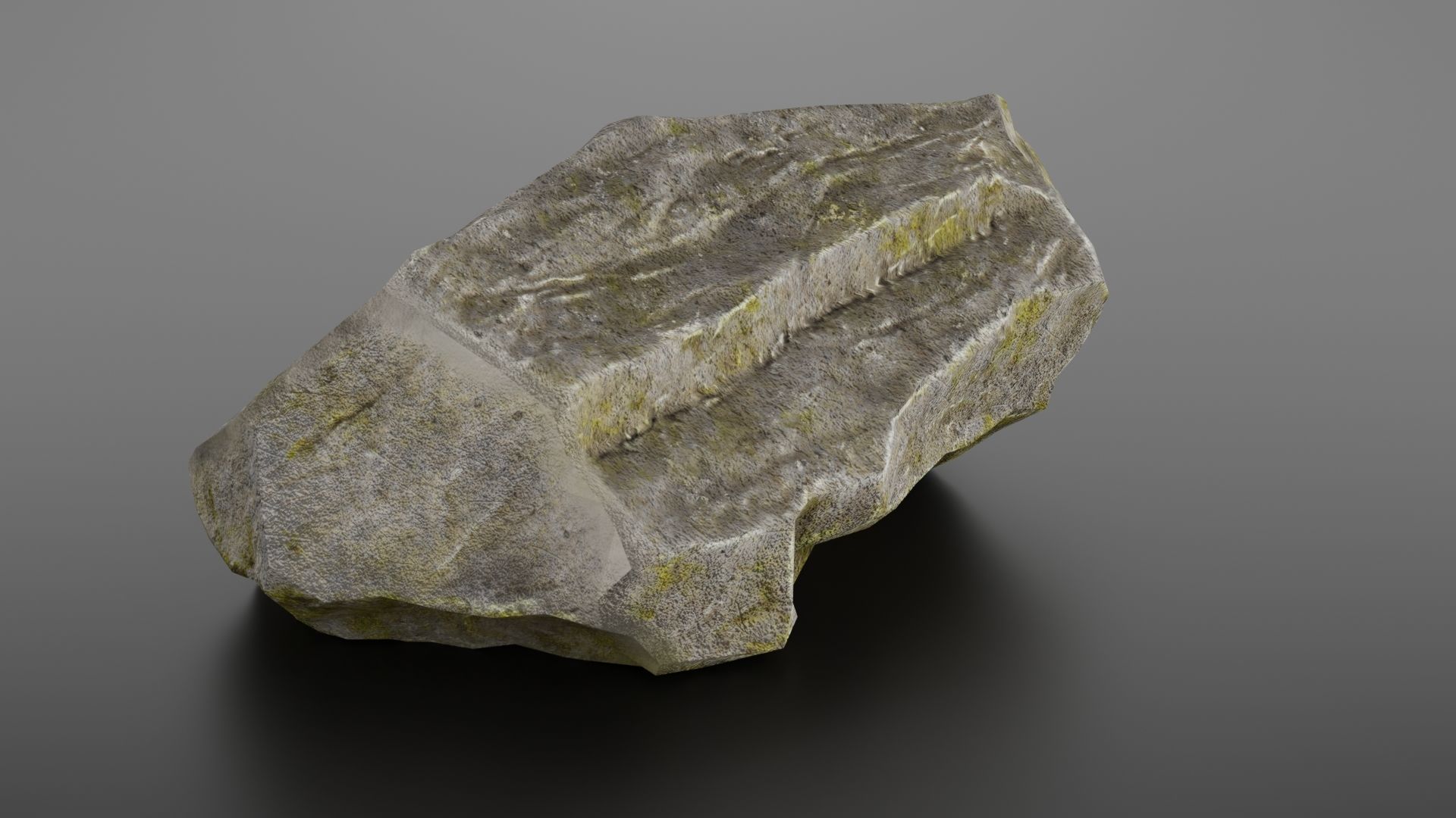Rock formation 8 Low-poly 3D model_13