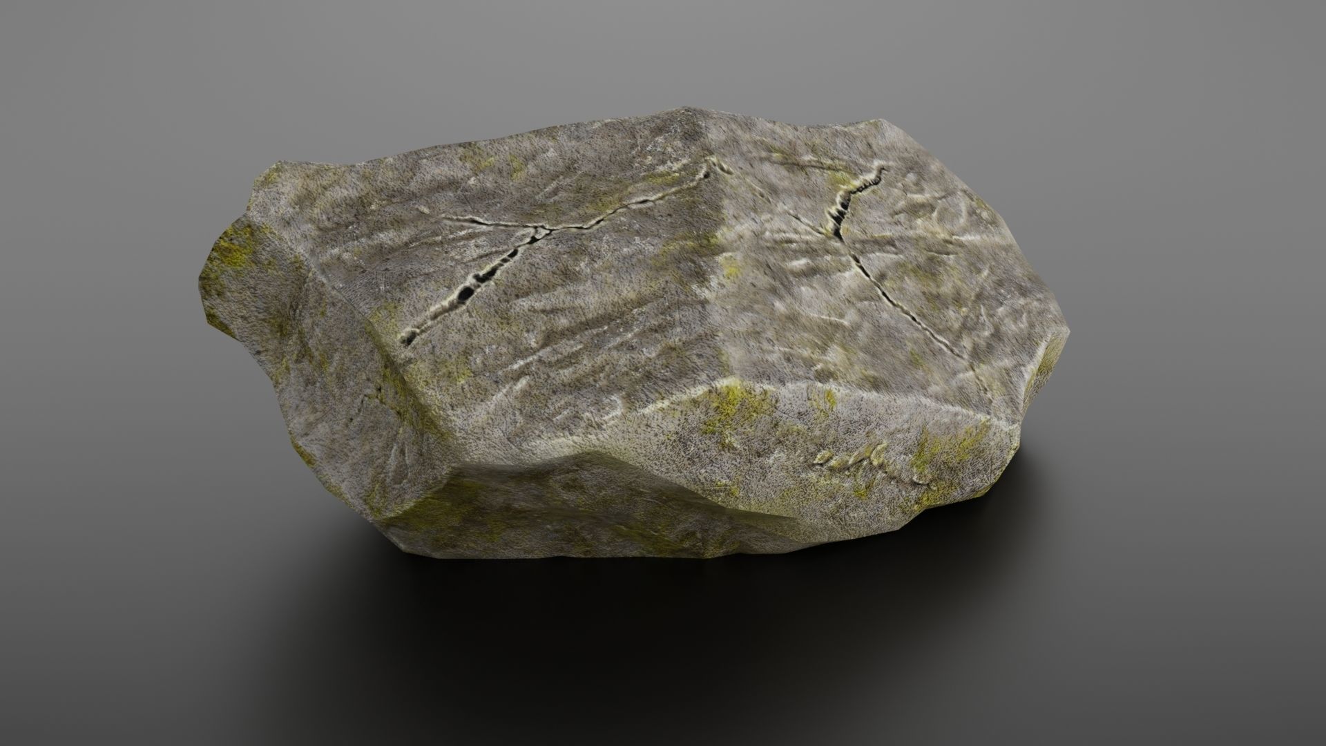 Rock formation 8 Low-poly 3D model_21