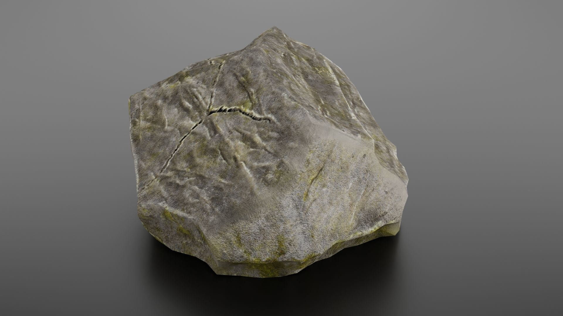 Rock formation 8 Low-poly 3D model_15