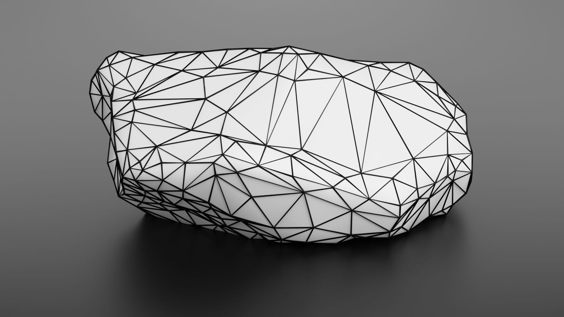 Rock formation 8 Low-poly 3D model_39