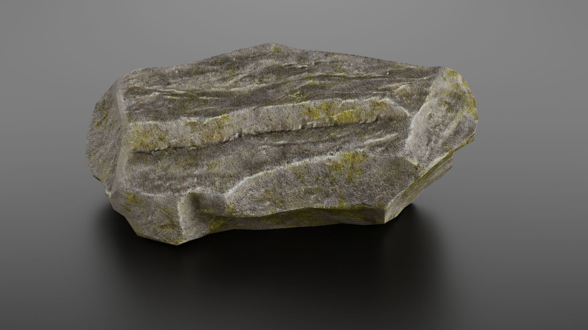 Rock formation 8 Low-poly 3D model_11