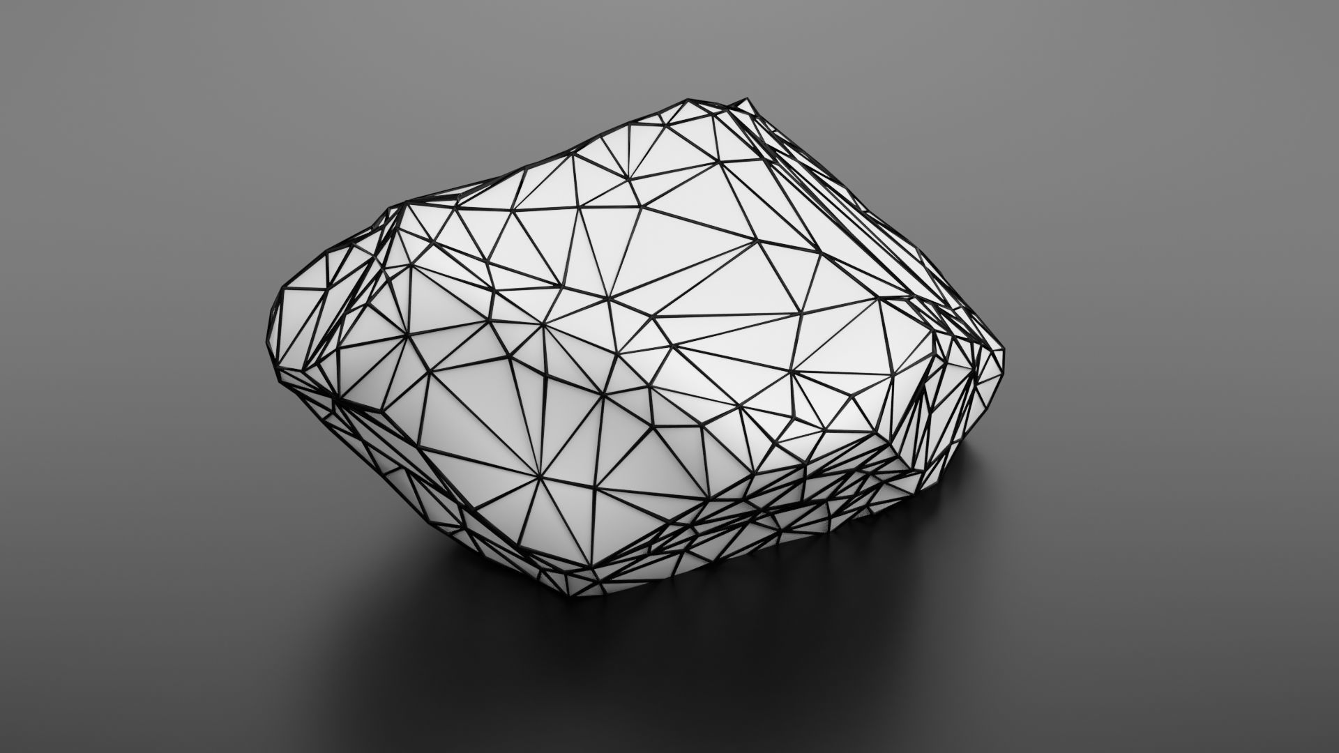 Rock formation 8 Low-poly 3D model_26