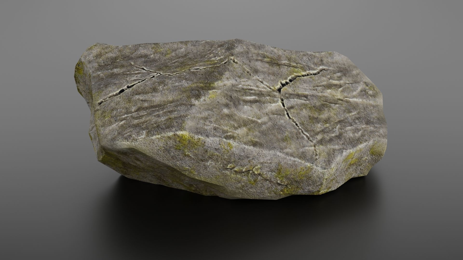 Rock formation 8 Low-poly 3D model_19