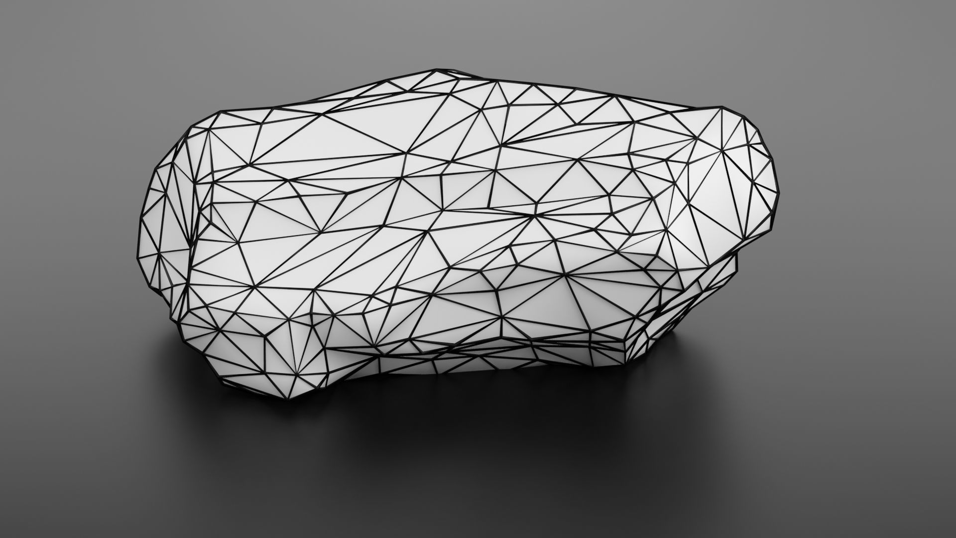 Rock formation 8 Low-poly 3D model_31