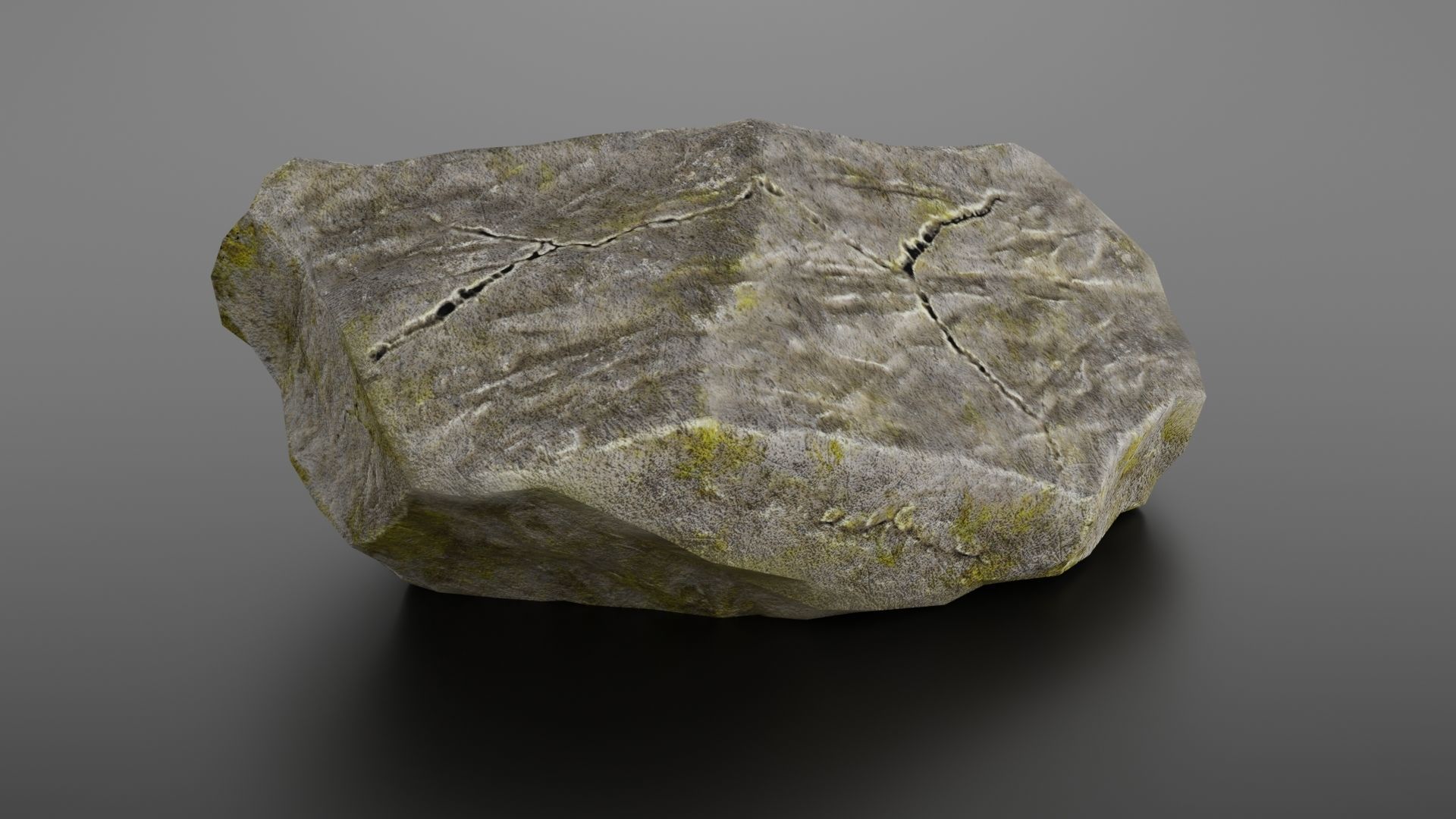 Rock formation 8 Low-poly 3D model_20