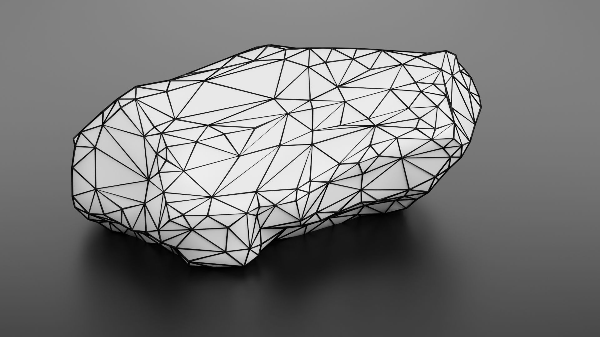 Rock formation 8 Low-poly 3D model_32