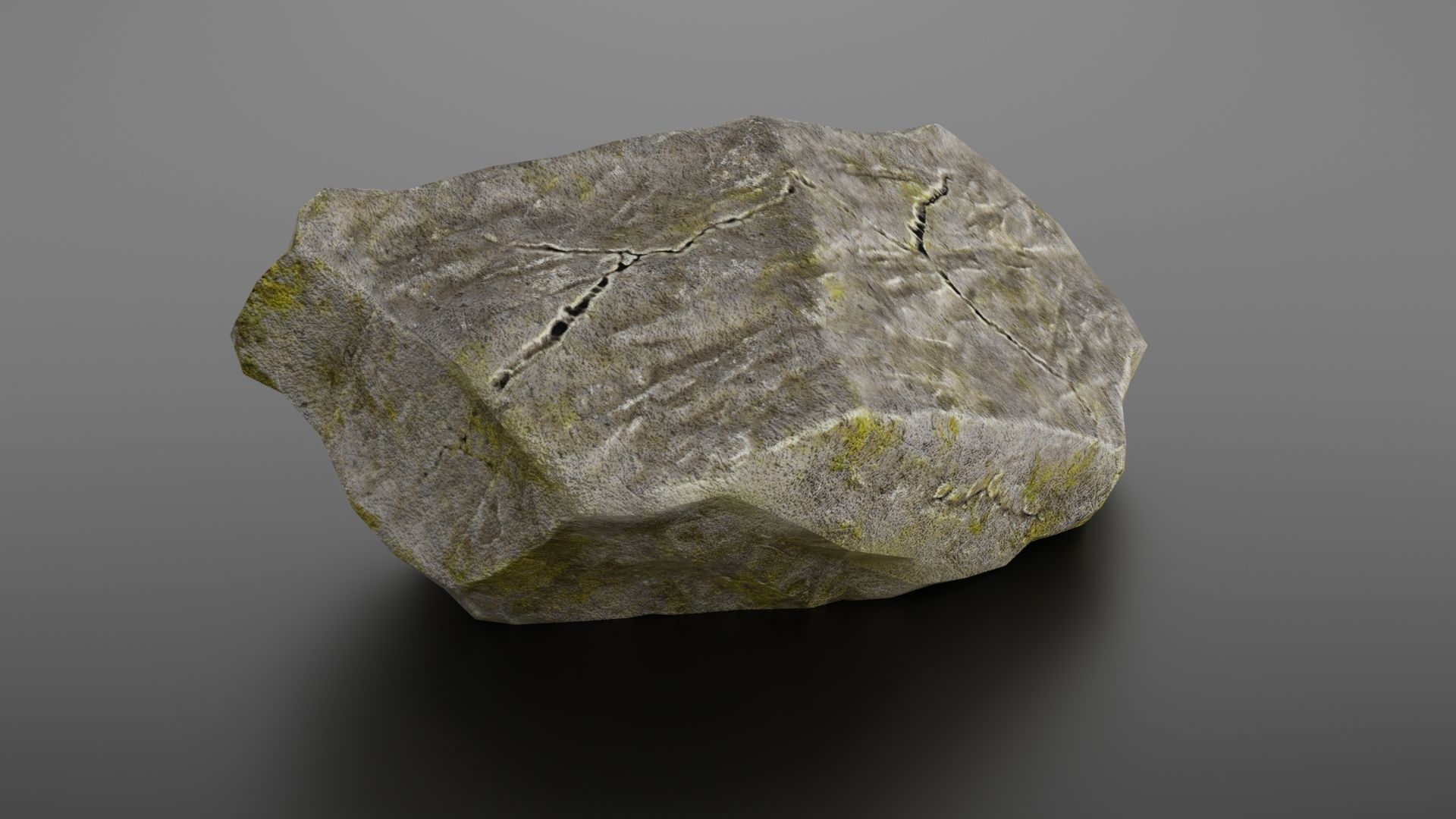 Rock formation 8 Low-poly 3D model_22
