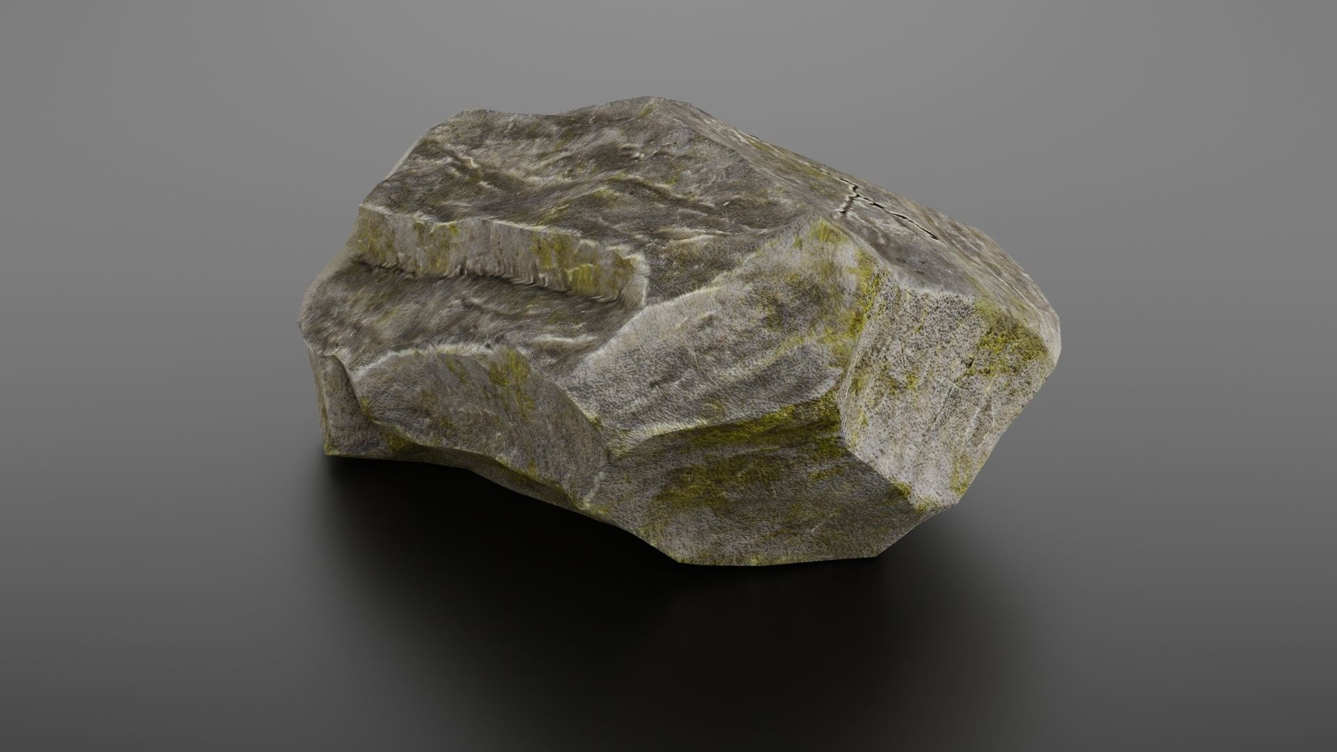 Rock formation 8 Low-poly 3D model_9