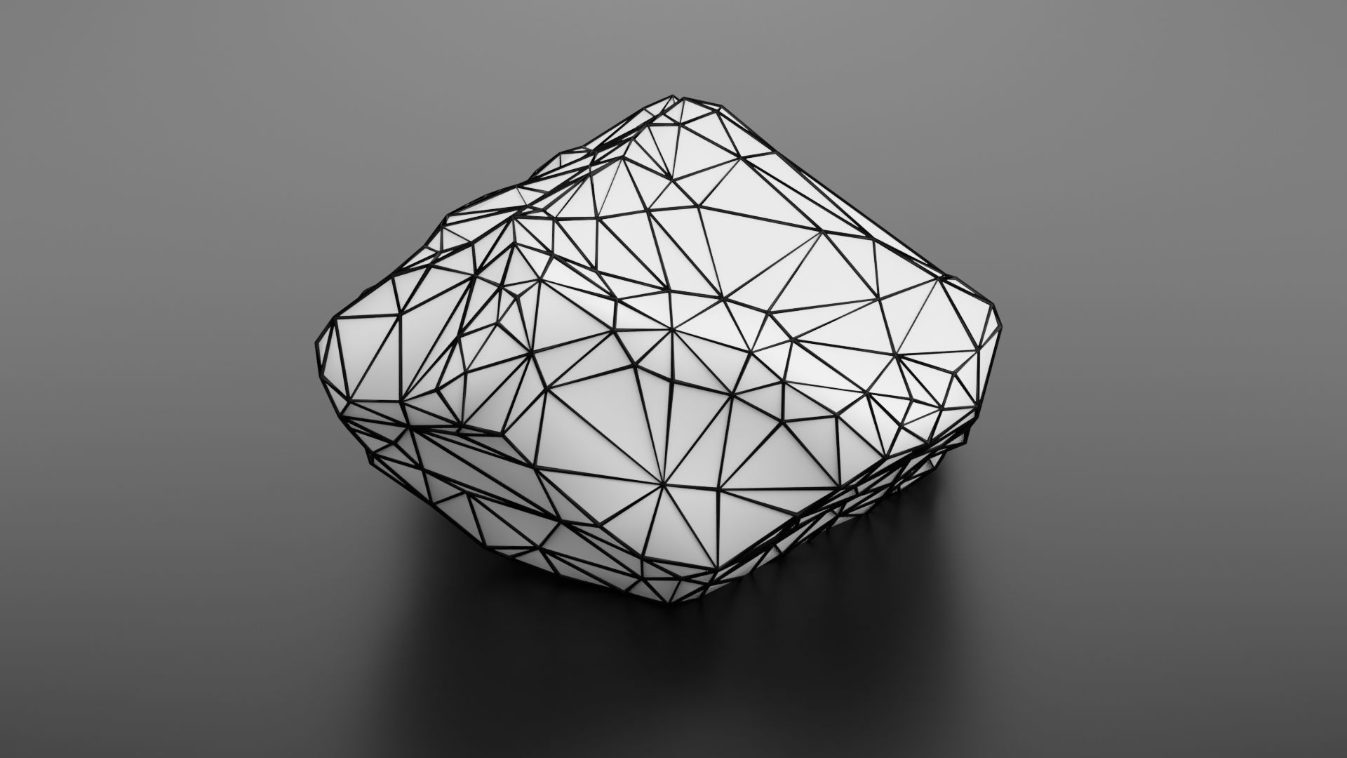 Rock formation 8 Low-poly 3D model_27