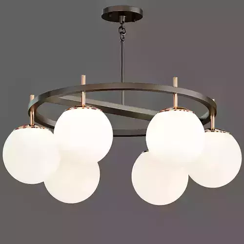 George Kovacs Alluria Pendant  Weathered Black 