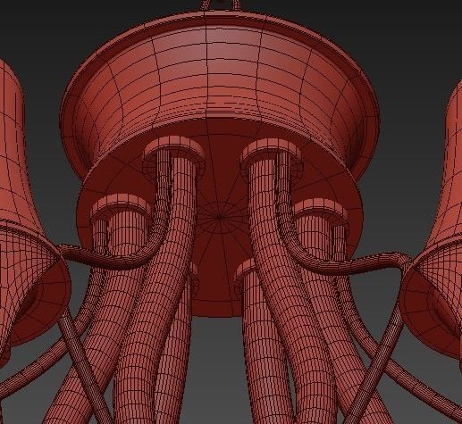 Crystal Lamp 3D model_5