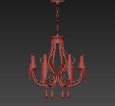 Crystal Lamp 3D model_1