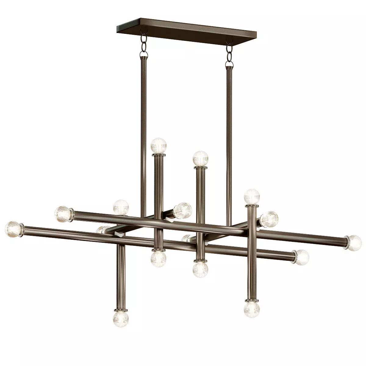 Jonathan Adler Milano 16 Light Chandelier 3D model_0