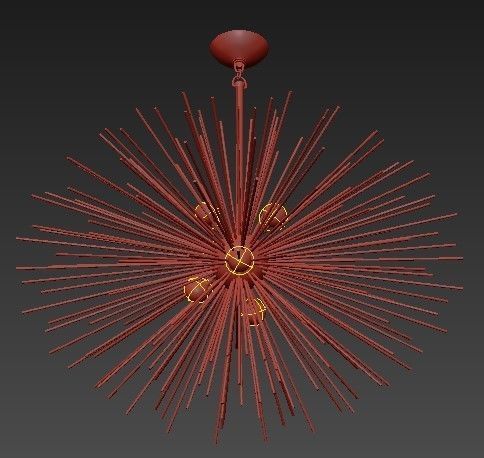 Andromeda Chandelier 3D model_2