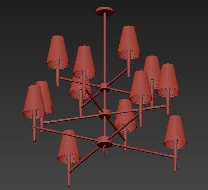 Jonathan Adler Ventana Chandelier 3D model_5