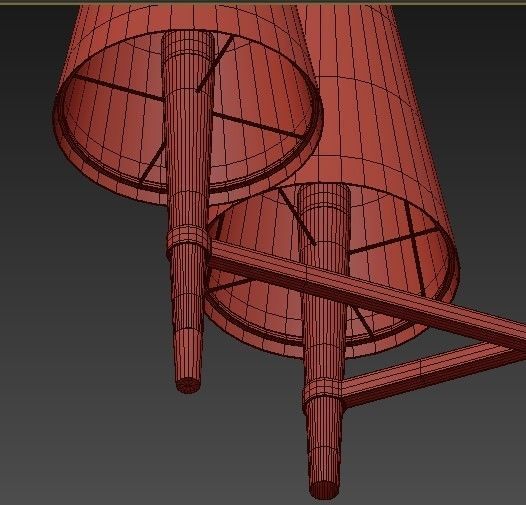 Jonathan Adler Ventana Chandelier 3D model_2