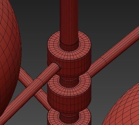 Four Hands Shayli Chandelier 3D model_6