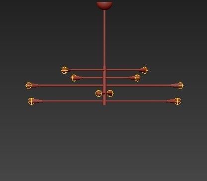 Kaia Chandelier 3D model_1