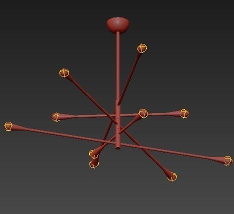 Kaia Chandelier 3D model_2