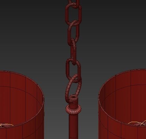 Williamsburg Tyrie Chandelier 3D model_8