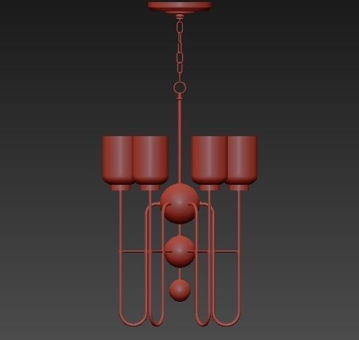 Williamsburg Tyrie Chandelier 3D model_1
