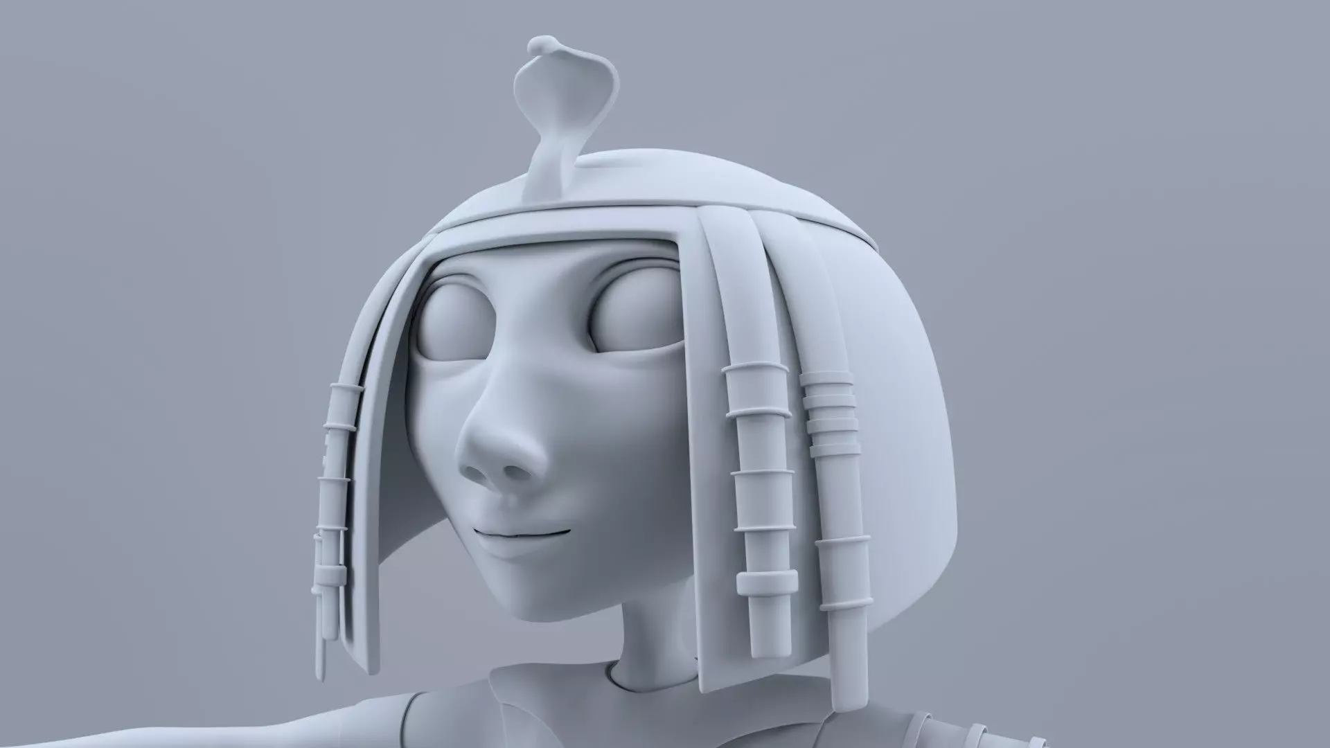 Stylised Cleopatra Free Free 3D model