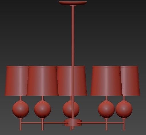 Latitude Chandelier 3D model_1
