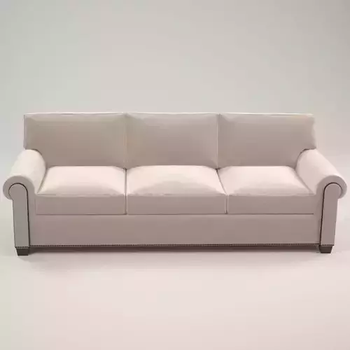 Classic white sofa