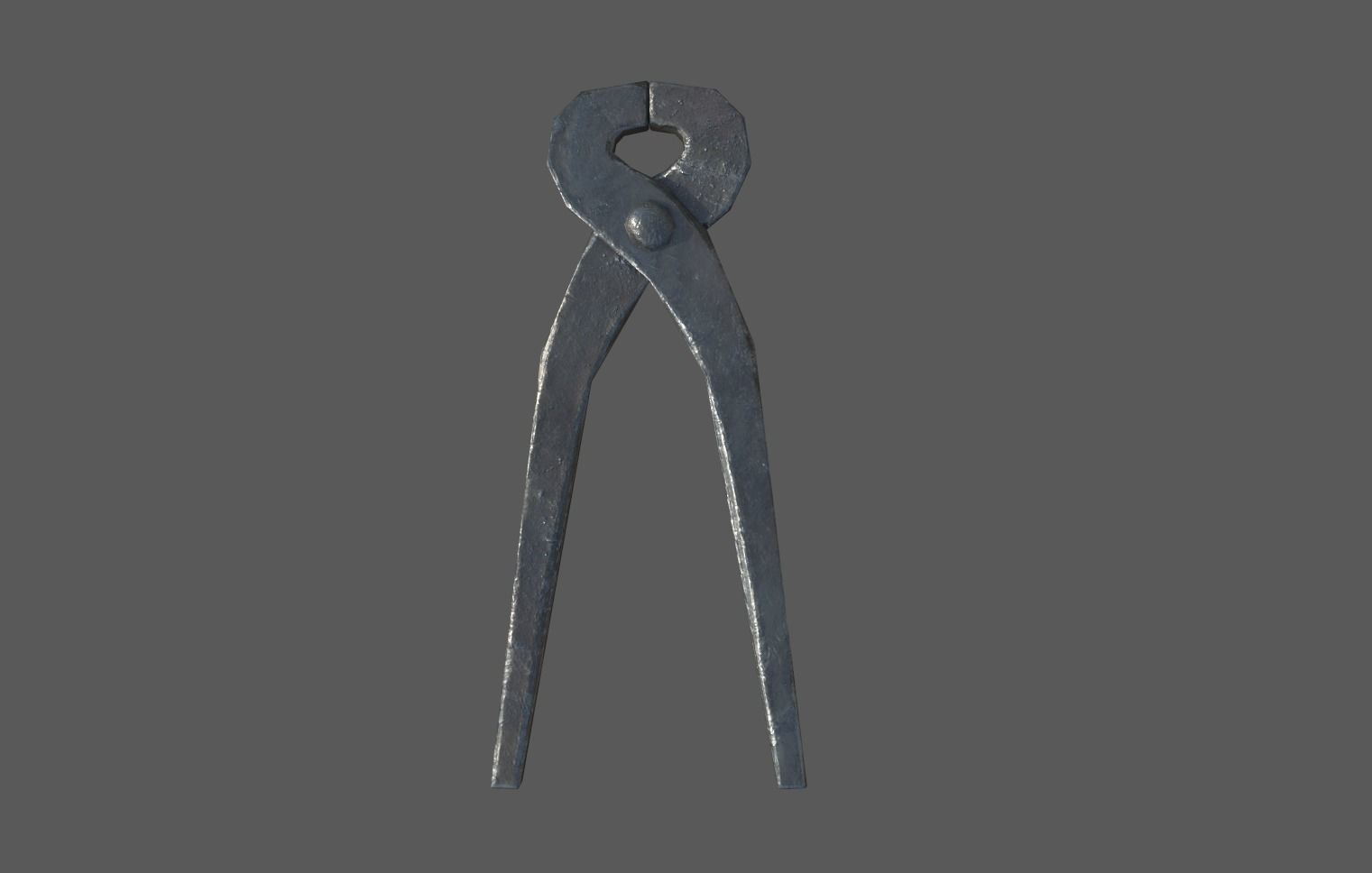 Blacksmith Tools Set Free low-poly 3D model_11