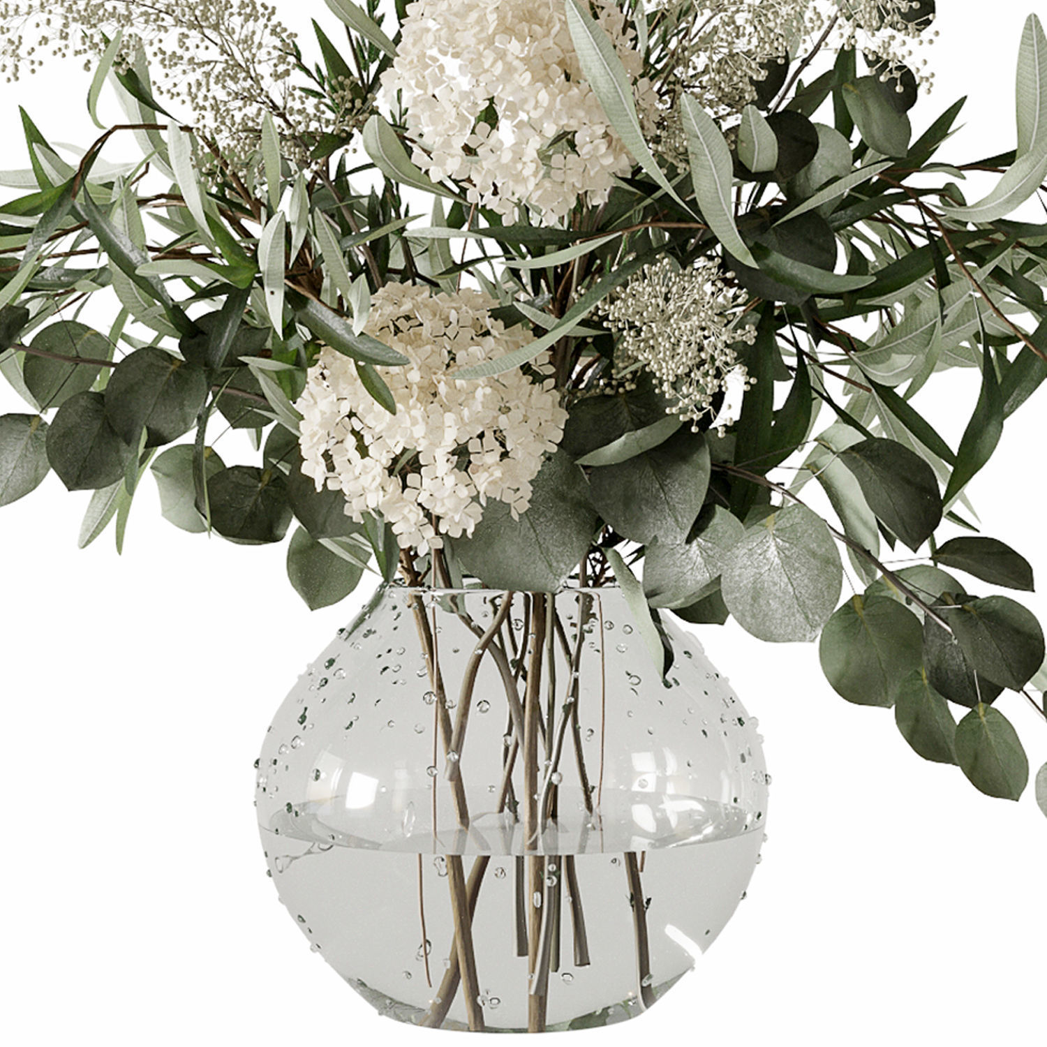 Bouquet of spring flowers 3D model_10