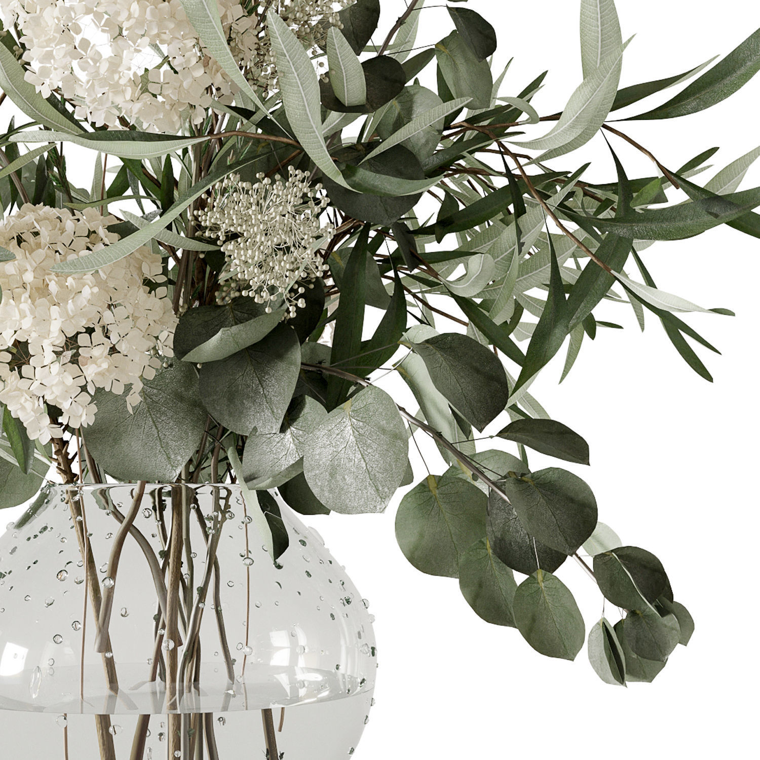 Bouquet of spring flowers 3D model_7