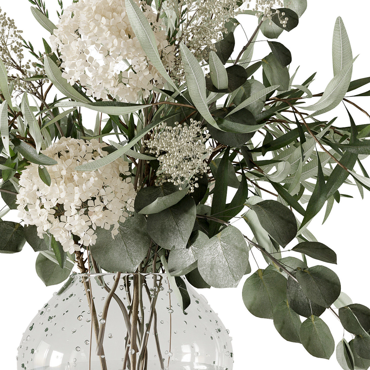 Bouquet of spring flowers 3D model_8