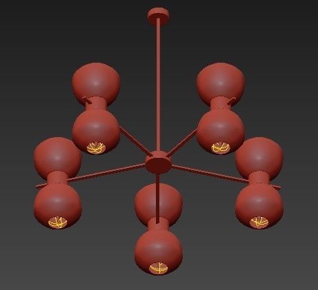 Pearson Chandlier 3D model_2