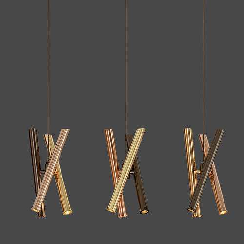SHANGAI k pendant light 3D model