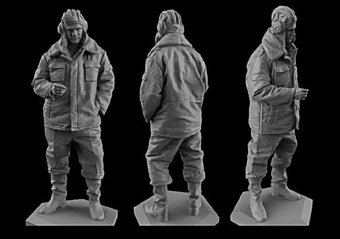 Tank Crew  3D print model
