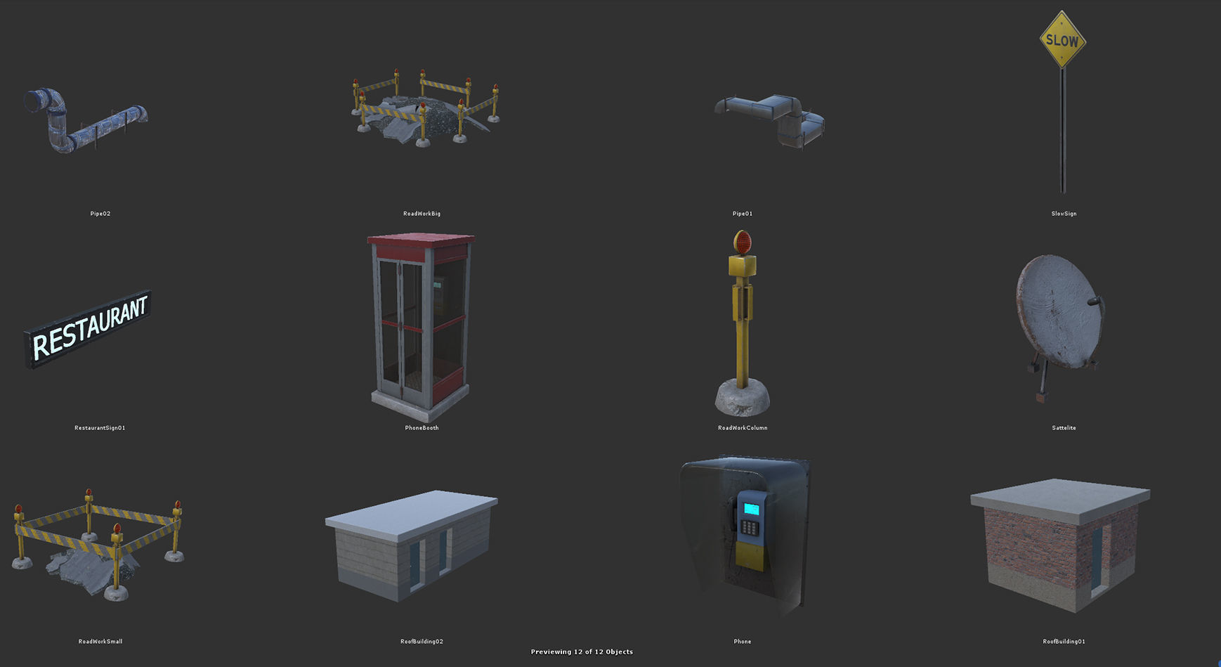 Module Based City Creator 3D model_47