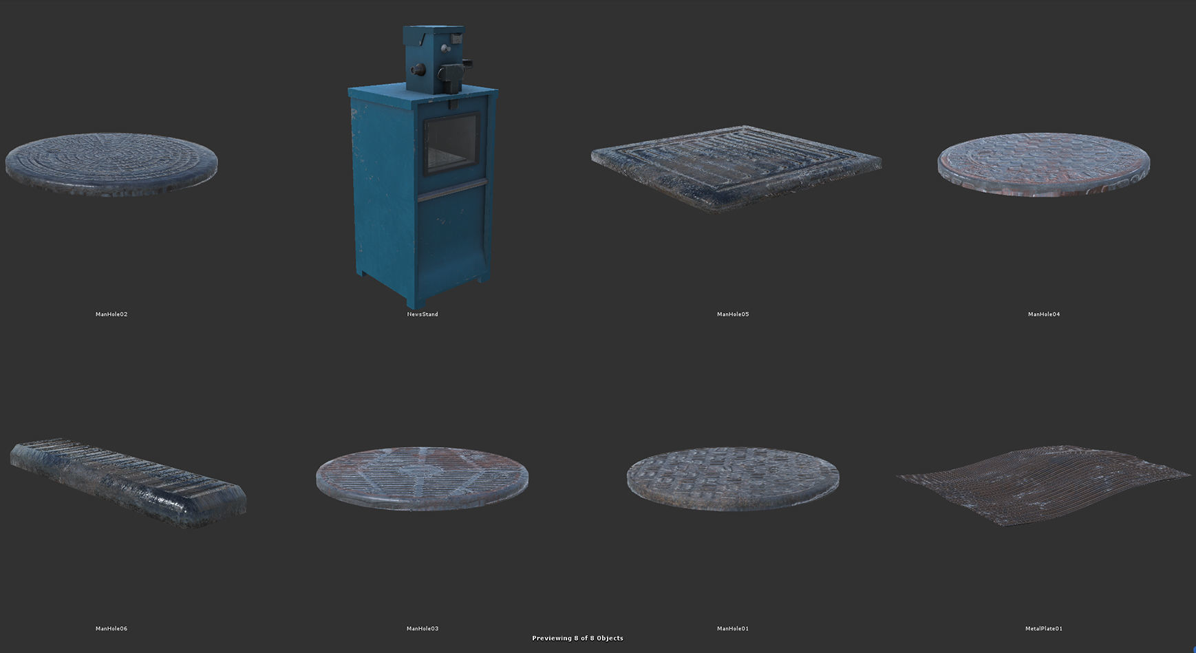 Module Based City Creator 3D model_44