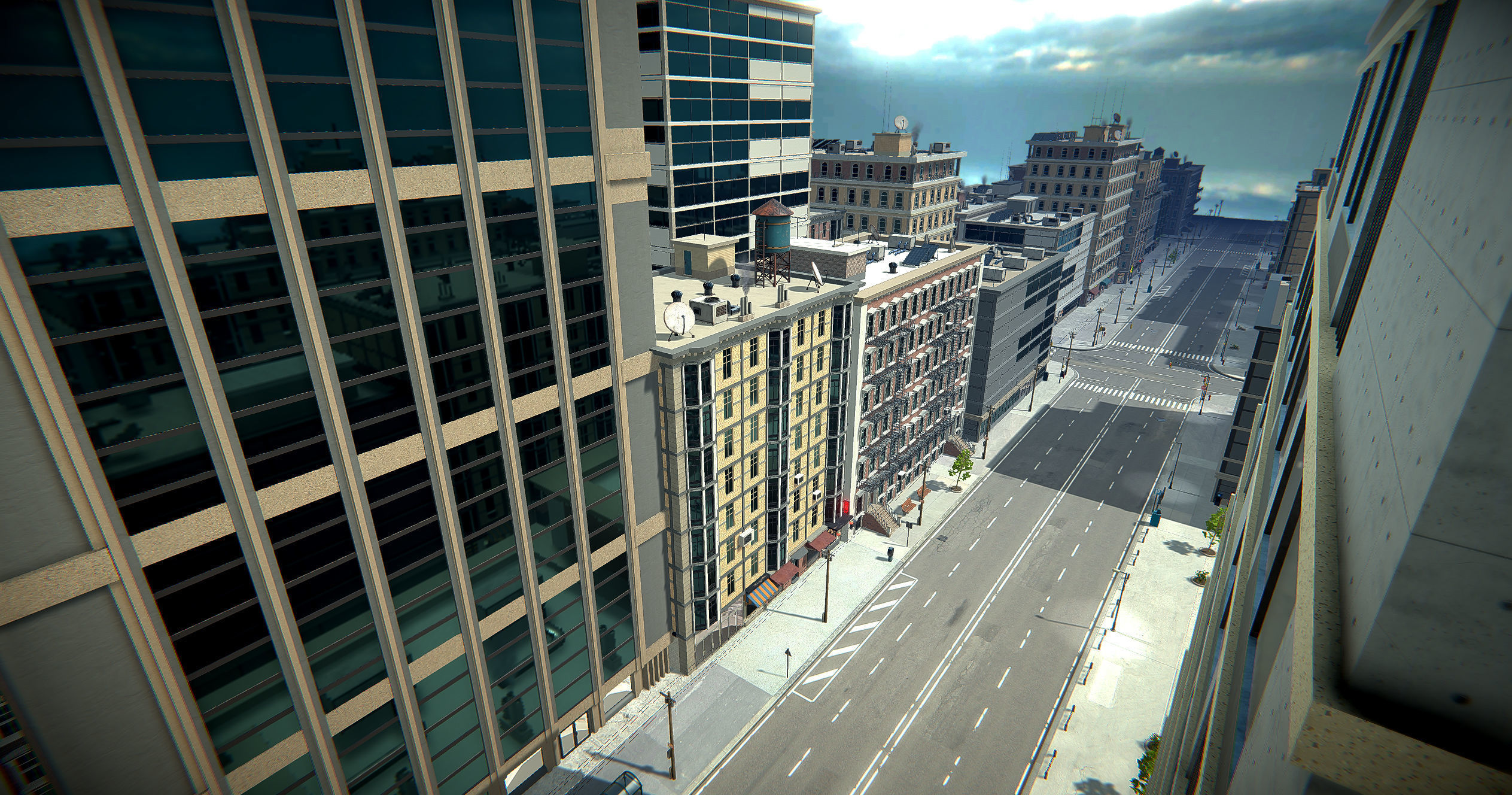 Module Based City Creator 3D model_2