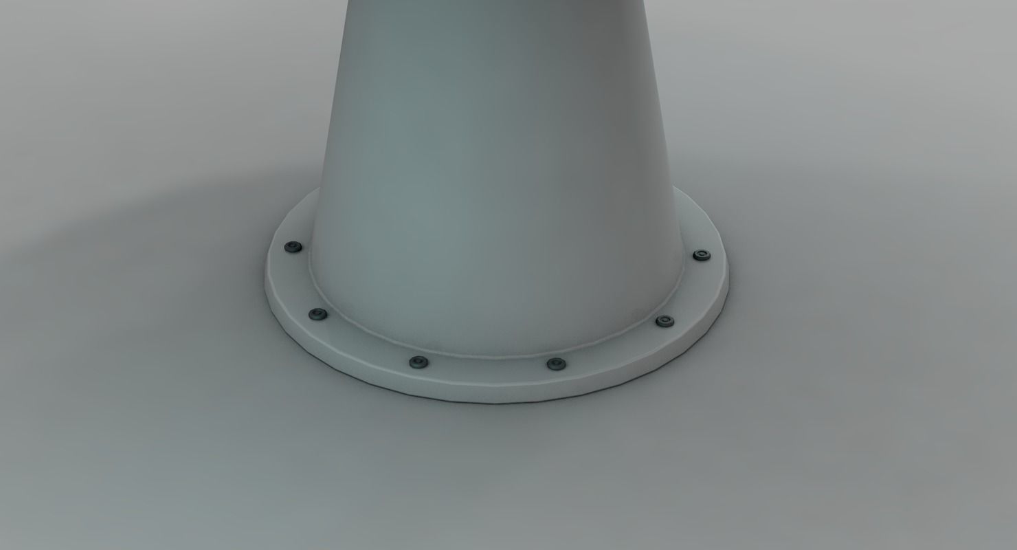 Hospital Bed 3D model_9